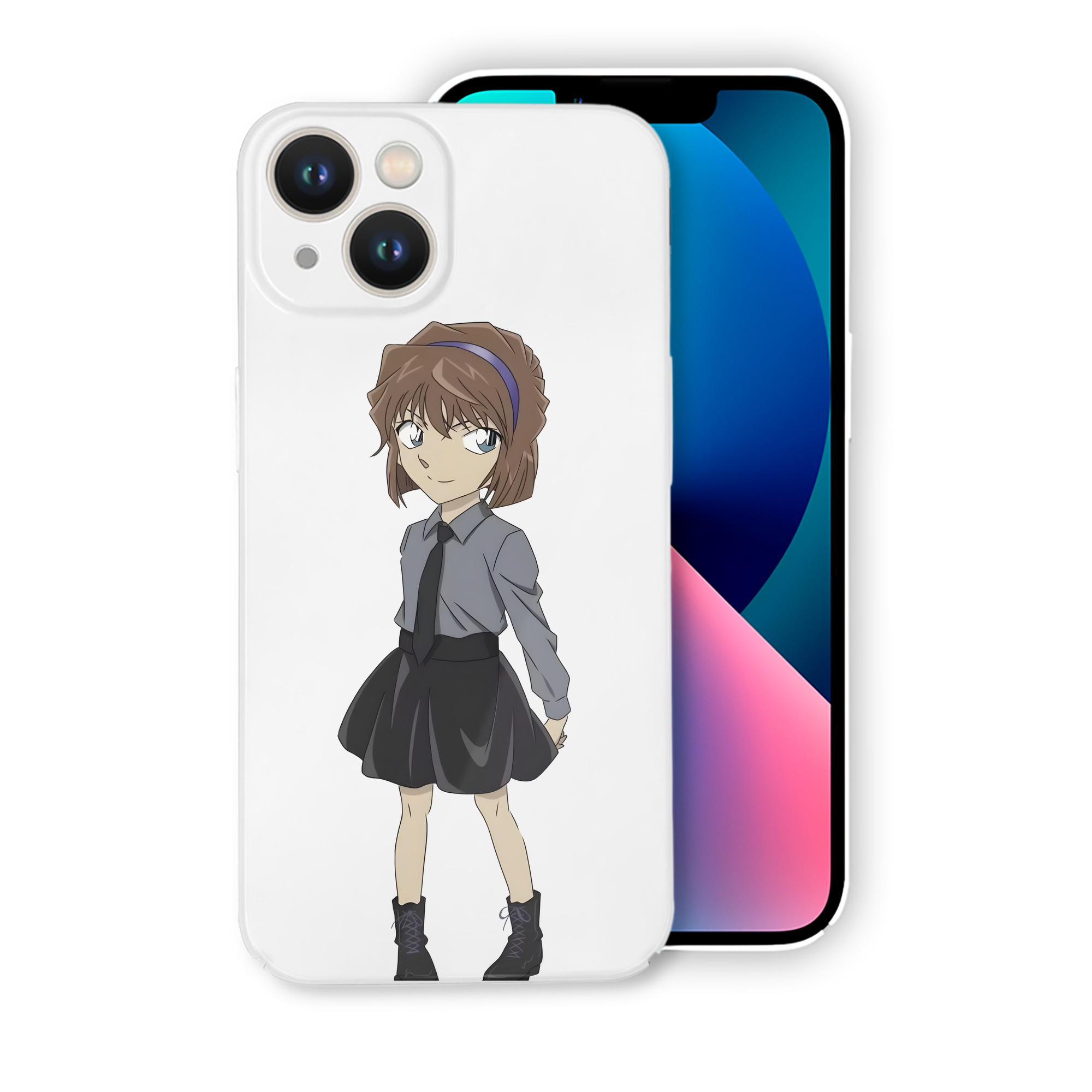 （画像用） 名探偵コナン 灰原 哀 はいばら あい Detective Conan Anita Hailey、Vi Graythorn Haibara Ai 【iPhone 14シリーズ対応】ハードケース
